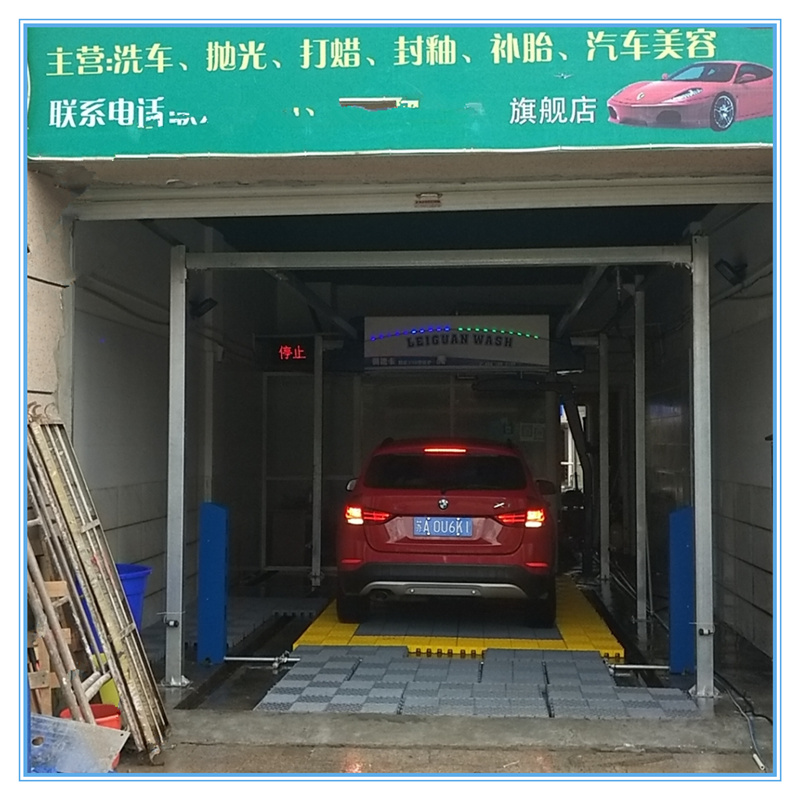 好品質(zhì)！恭喜安徽滁州韓總安裝智能390型無接觸洗車機(jī)